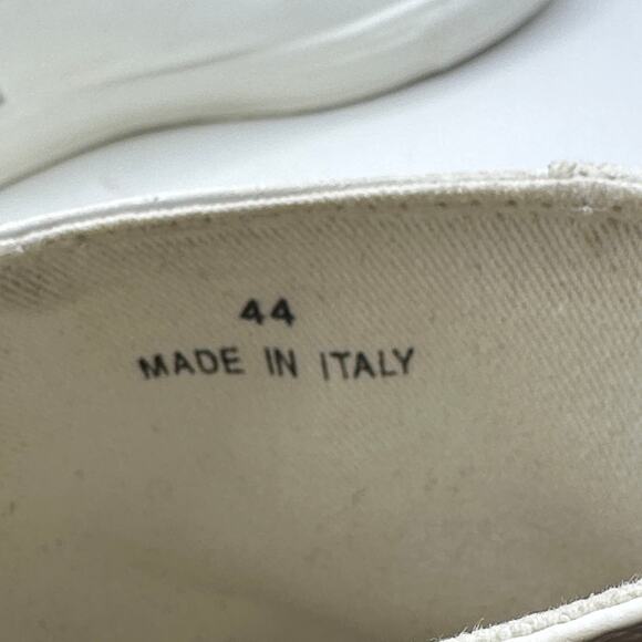 MAISON MARGIELA Stereotype High Lacquered Sneakers White Converse Sz 44 / US 10 - Picture 9 of 11